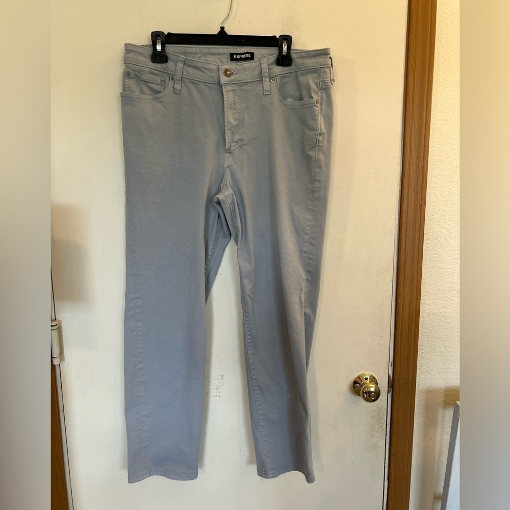 EXPRESS slim straight 34X30 Blue denim jeans